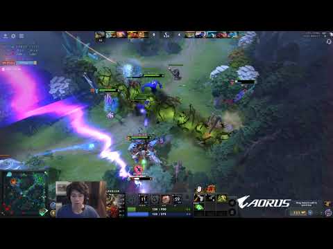 Gunnar Invoker Predict Luki Luki Move With Sunstrike | Dota 2