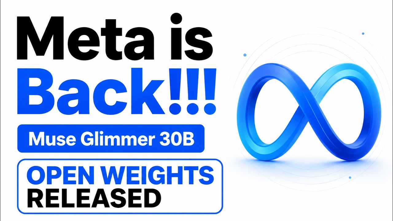Meta's Open Weight - Muse Glimmer 30B