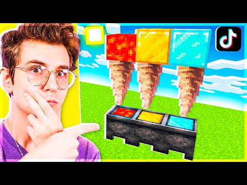 I'M TRYING THE WORLD'S MOST VIRAL TIK TOKS ON MINECRAFT ITA! (Ep. 62)