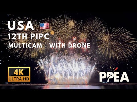 [4K] USA 🇺🇸 - 12th Philippine International Pyromusical Competition