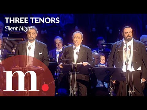 Luciano Pavarotti, Plácido Domingo & José Carreras sing Silent Night ⏤ Christmas concert