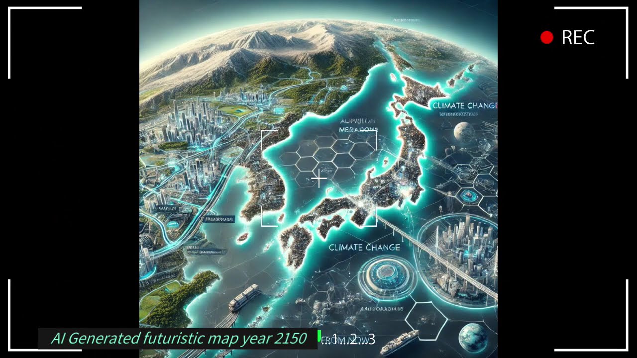 AI Generated Futuristic Maps of Top Countries in 2150 | AI-Predicted Global Changes #ai #aiart