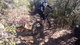 How to clear the first tricky rock section...