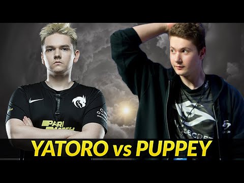 Yatoro vs Puppey - How to destroy enemies farming