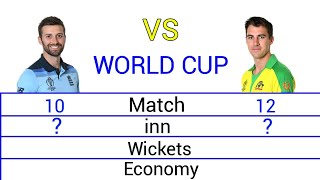 Mark Wood Vs Pat Cummins World Cup | Batting Comparison | SAI'S CRICKET |