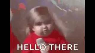 SMALL GIRL SAYING HELLO THERE GIF