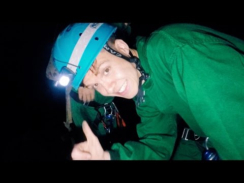 Descendiendo una cueva con mi GoPro