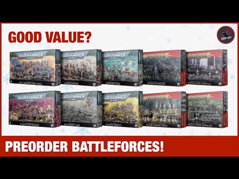 PREORDER CHRISTMAS BATTLEFORCES - Contents & Prices If Bought Separately - Will They Be Good Value?