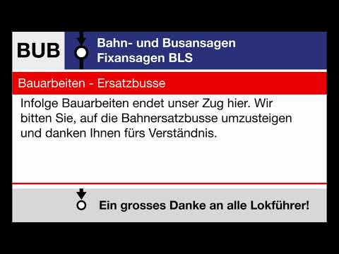 BLS Fixansage » Bauarbeiten - Ersatzbusse (D, F, E) | SLBahnen
