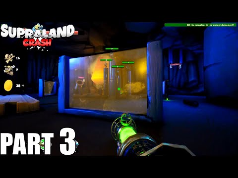 Supraland Crash Walkthrough Gameplay Part 3 - Break into the communists house / PC