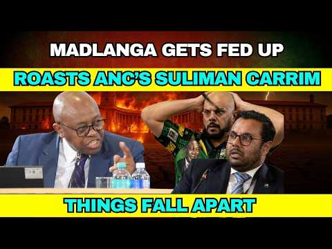 Madlanga Gets FED UP & ROASTS ANC’s Suliman Carrim