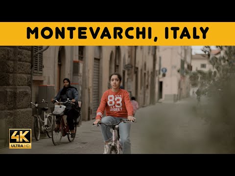Montevarchi Town in Italy | Amazing Town | Peaceful City | Cinematic Video 4K