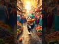 Cat Bites Chicken At Market Cat Aicat Cute Cutecat