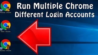 How To Run Multiple Google Chrome For Multiple Different Login Accounts on Laptop / Computer / PC