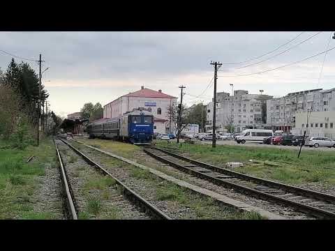 Tren R 5561 Botoșani - Suceava Nord pleca din gara Botoșani (mecanic de nota 10)