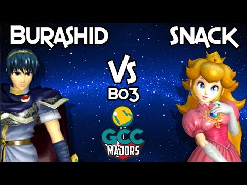 GCC Majors 2016 - Burashid (Marth) Vs. Snack (Peach) Losers R4 | SSBM