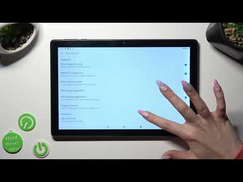 How to Turn On & Turn Off the Automatic Text Correction on ALCATEL 1T 10 Smart 2020