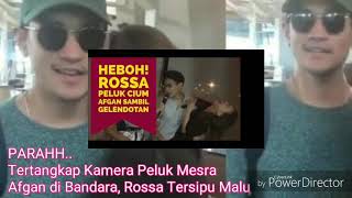Download lagu PARAHH .Tertangkap Kamera Peluk Mesra Afgan di Bandara, Rossa Tersipu Malu mp3