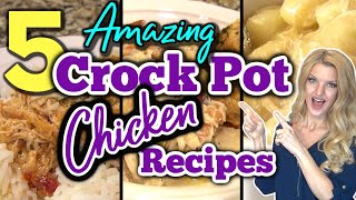 5 Best CROCKPOT CHICKEN RECIPES you Dont Want To M