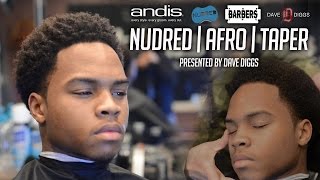 HOW TO: Nudred Afro Taper | Men's Haircut Tutorial | HD - 1080