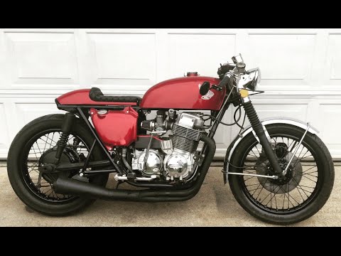 Honda Cb750 cafe racer- Garage built
