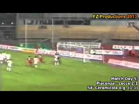 Serie A 1993-1994, day 5 Piacenza - Lecce 2-1 (Ceramicola own goal)