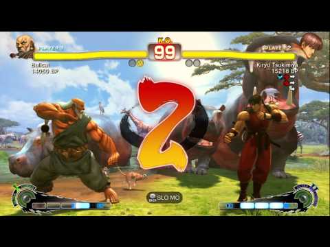 Bullcat [Gouken] vs Kiryu Tsukimiya [Guy] SSF4 Japanese Online Ranked Matches - TRUE-HD