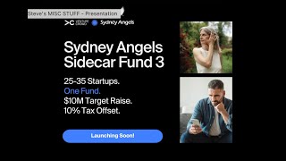 Sydney Angels Sidecar Fund 3 - Intro