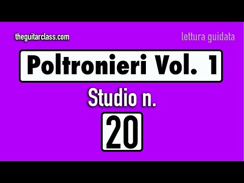 Solfeggio - Study No. 20 Poltronieri (Vol.1) - Guided Reading