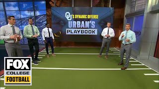 Urban Meyer breaks down Oklahoma's dynamic offense | URBAN'S PLAYBOOK | FOX COLLEGE FOOTBALL