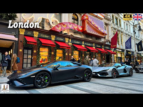 Inside London's Richest Neighborhoods | Walking Tour of Most Luxurious Shopping Streets [4K]