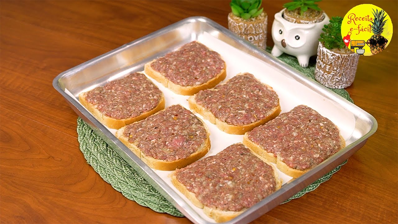 Com Pão de Forma e Carne moída você pode fazer uma receita incrivelmente deliciosa