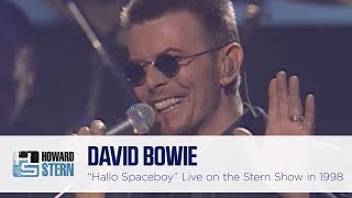 David Bowie “Hallo Spaceboy” on the Stern Show (1998)
