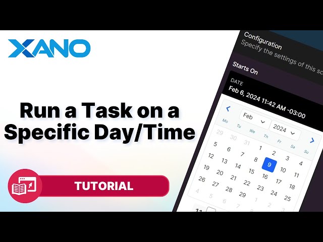 Run a Task on a Specific Day/Time