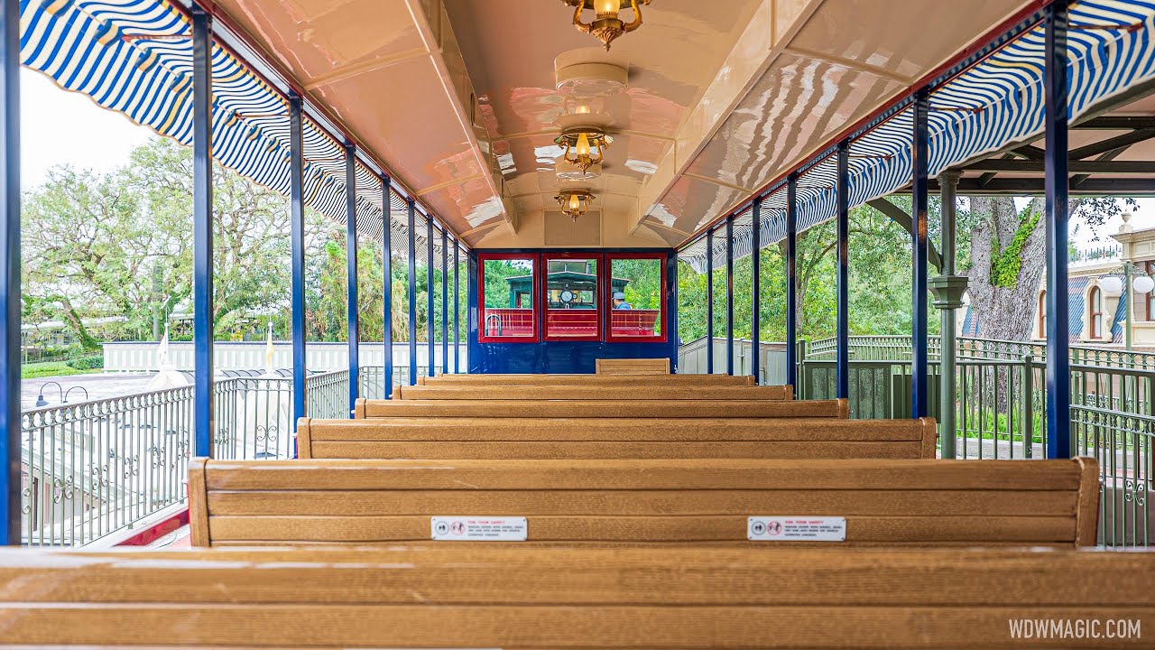 Take a full ride-through aboard the Walt Disney World Railroad on its reopening day at Magic Kingdom