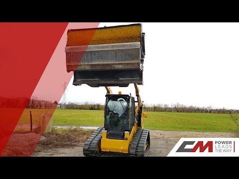 Godet balayeur ramasseur pour chargeur compact avec godet de collecte 4 en 1_7