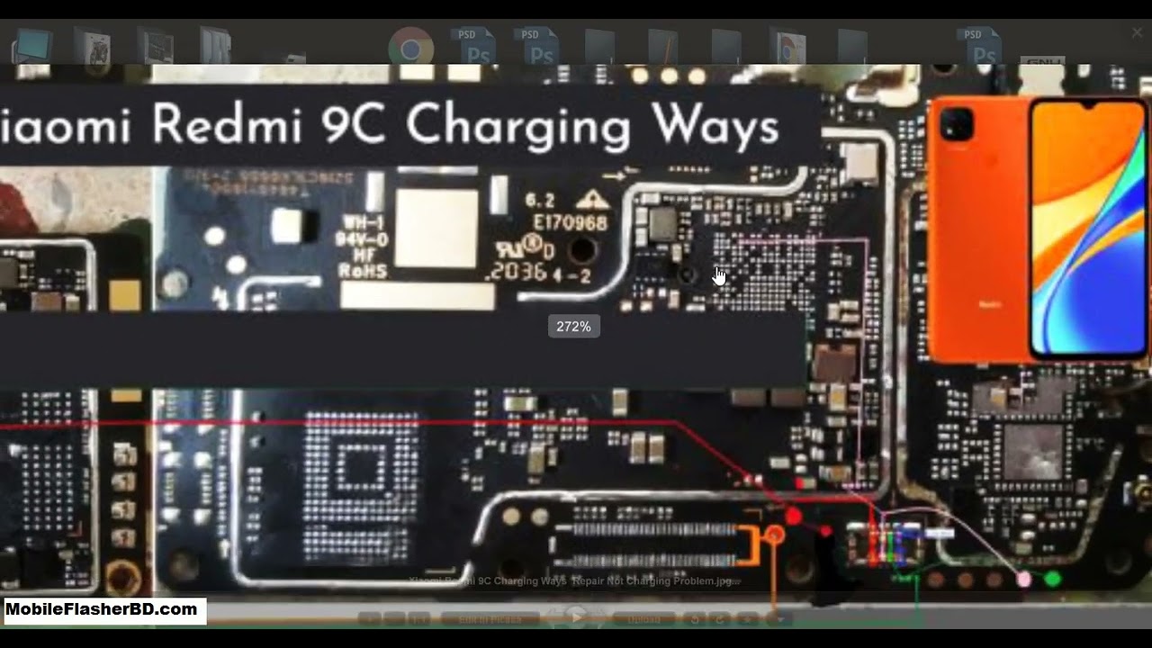 Xiaomi Redmi 9C Charging Ways Repair Not Charging Problem #gsm_free_equipment