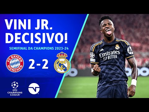 Gols e lances de Bayern x Real Madrid
