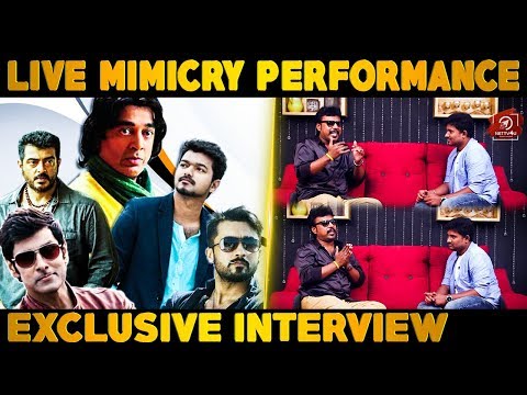 Sun Tv Anchor Aadhavan Singing Mimicry Live | Exclusive Interview | Nettv4u