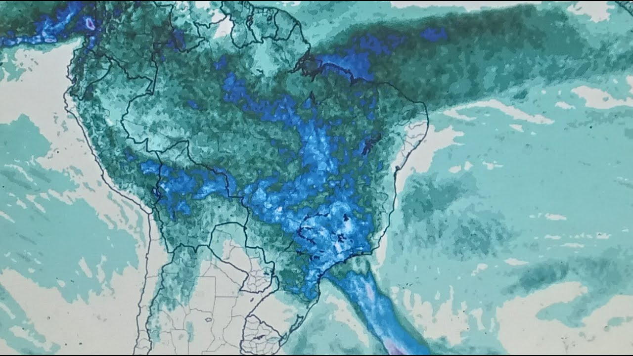 Distribuição de chuvas: 26.jan. a 6.fev.2025 (possível ZCAS) | Tempo e Clima
