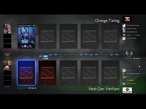 Orange Taring vs Next Gen Game 3 in BTS. Current score 1-1