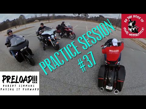Practice Session #37 - Advanced Slow Speed Motorcycle Riding Skills