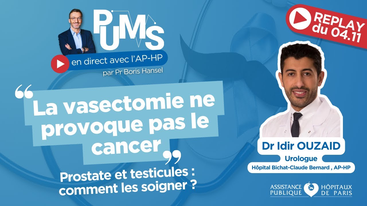 Prostate et testicules : comment les soigner ?  réponses dans PuMS en DIRECT avec l'AP-HP - 4/11/24
