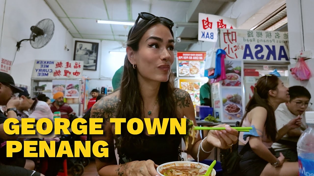 Exploring George Town Penang 🇲🇾 Street Art, Food & Hidden Gems ! Malaysia travel guide