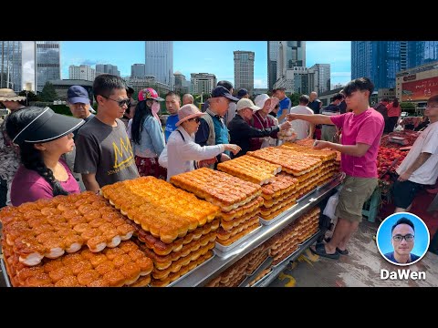 Food Market Under Skyscrapers in Yunnan, China: Fresh, Diverse, Delicious, Vibrant, Clean, Friendly