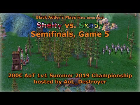 Summer 2019 Championship, SF - Shelty vs. Skady, Game 5 - Age of Mythology: The Titans