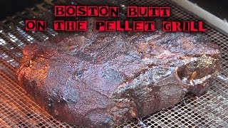 How to Smoke a Boston Butt on a REC TEC Pellet Grill.