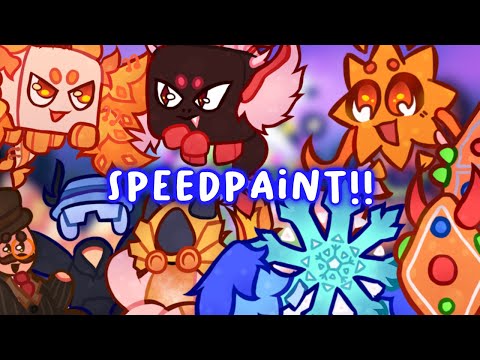 winter snowdown speedpaint! ❄️