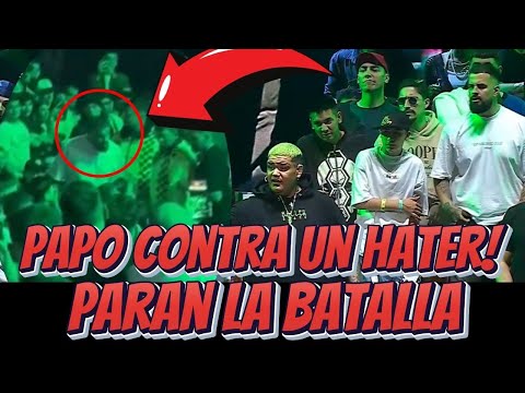 Papo Confronts a Hater in Bazooka League and Stops the Battle: Tense Moment!