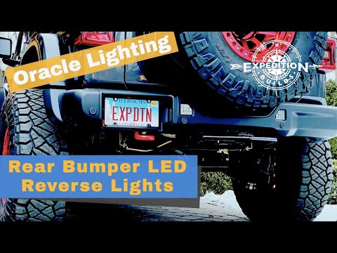 Oracle Lighting's New Jeep JL Rear Bumper LED Reverse Lights